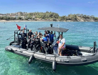 Gömeç’te sualtı fotoğrafçılığı atölyesi ilgi gördü
