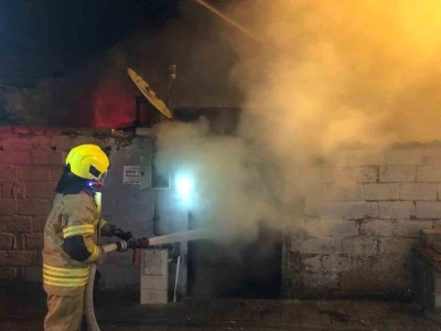 Gönen’de ev yangını paniğe neden oldu
