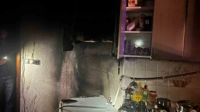 Gönen’de ev yangınına müdahale edildi
