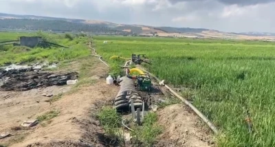 Gönen Ovası’nda çeltik tarlaları susuz kaldı
