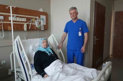 G&ouml;renler kilo aldı sandı, karnından 30 santim uzunluğunda 10,5 kiloluk kitle &ccedil;ıktı
