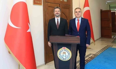 G&ouml;rev s&uuml;resi biten Macaristan B&uuml;y&uuml;kel&ccedil;isinden Vali Akbıyak&rsquo;a veda ziyareti
