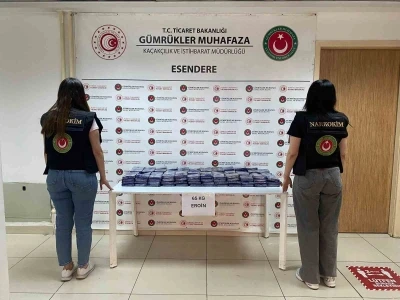 Gümrükler Muhafaza ekipleri 986 milyon lira değerinde uyuşturucu ele geçirdi
