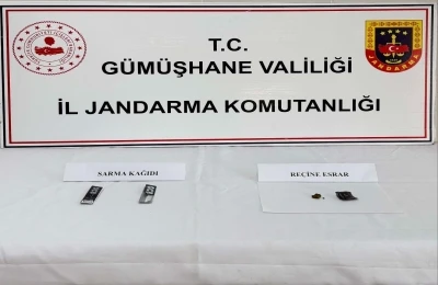 G&uuml;m&uuml;şhane&rsquo;de uyuşturucu operasyonu
