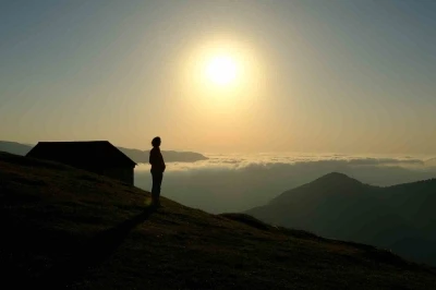 Gümüşhane’nin gizli cenneti Çetlüce Yaylası’nda sis denizi manzarası
