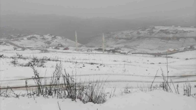 Gümüşhane’nin yüksek kesimleri beyaza büründü
