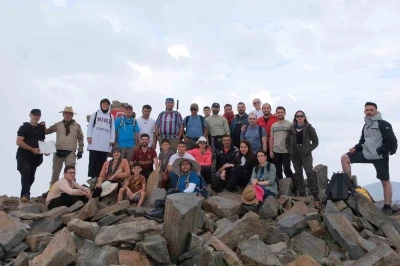 Gümüşhane’nin zirvesinde &quot;Ormanları Koru&quot; mesajı
