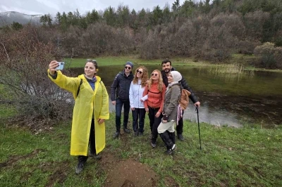 G&uuml;m&uuml;şhaneli doğaseverler baharı Şiran&rsquo;da karşıladı
