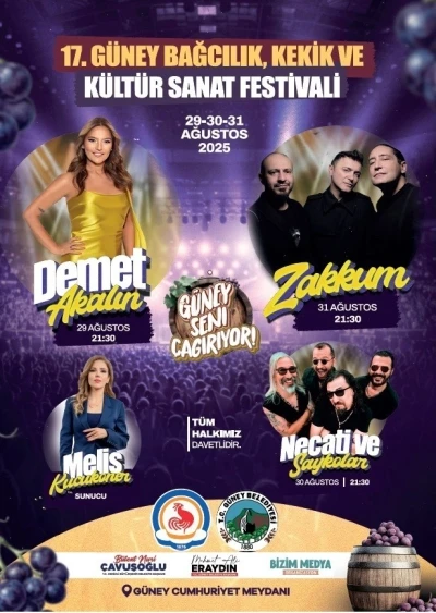 Güney’de festival ve zafer coşkusu birlikte yaşanacak

