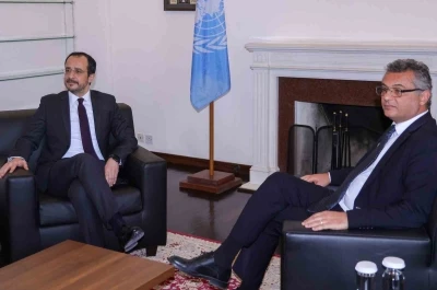 G&uuml;ney Kıbrıs lideri Hristodulidis: "Erh&uuml;rman ile a&ccedil;ık ve d&uuml;r&uuml;st bir g&ouml;r&uuml;şme ger&ccedil;ekleştirdik"
