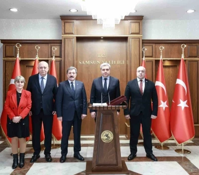G&uuml;rcistan heyeti Samsun&rsquo;da: Dostluk bağları pekişti

