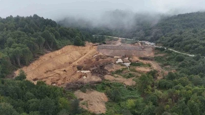 Gürgentepe’de inşa edilen Akören Göleti’nde sona gelindi
