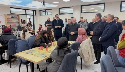 H. Sait Camii Gen&ccedil;lik Merkezi Et&uuml;t Salonu hizmete a&ccedil;ıldı
