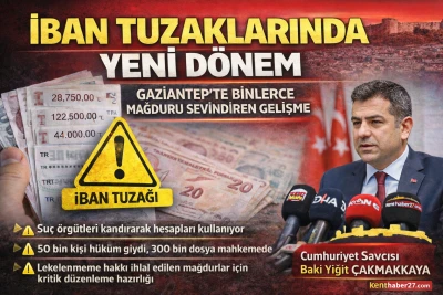 IBAN Tuzaklarında Yeni D&ouml;nem! Gaziantep&rsquo;te Binlerce Mağduru Sevindiren Gelişme