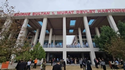 Edirne Sultan I Murat Devlet Hastanesi’nde yangın paniği
