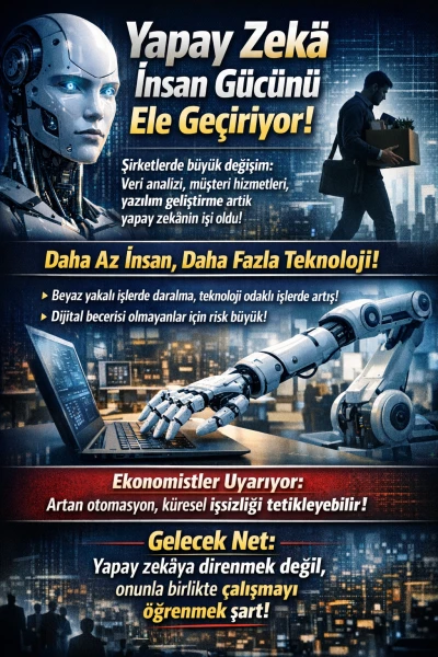 Yapay Zek&acirc; İş D&uuml;nyasını Sarsıyor: Dev Şirketlerde Toplu İşten &Ccedil;ıkarmalar