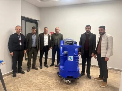 NİZİP&rsquo;TE DAYANIŞMA &Ouml;RNEĞİ: DEVLET HASTANESİ&rsquo;NE TEMİZLİK ARACI HİBESİ