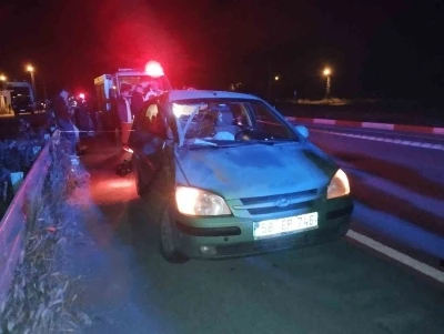 Hac ziyaretine giderken  kaza: 1 &ouml;l&uuml;, 3 yaralı
