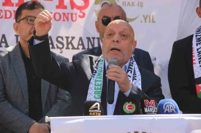HAK-İŞ, 1 Mayıs haftasını Manisa&rsquo;dan başlattı
