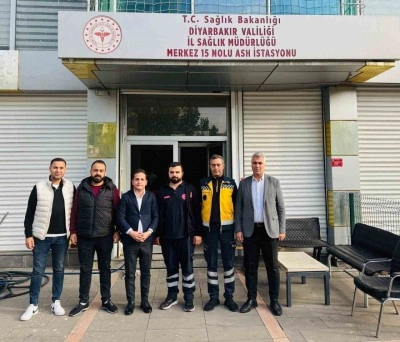 HAK-İŞ İl Başkanı Aküzüm, Acil Sağlık Hizmetleri Başkanı İpek’le bir araya geldi