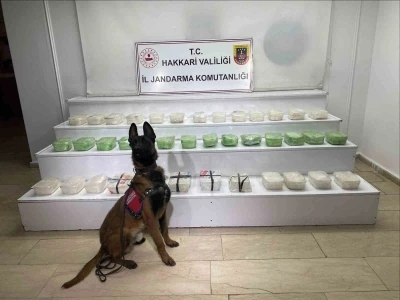 Hakkari&rsquo;de 43 kilo metamfetamin ele ge&ccedil;irildi
