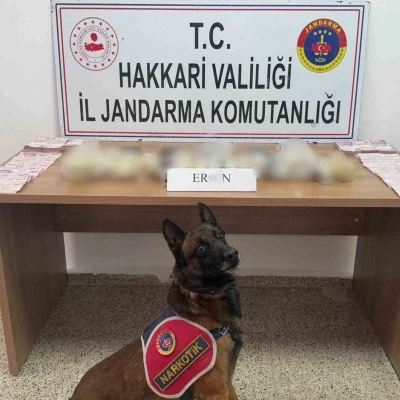 Hakkari&rsquo;de 5 kilo 815 gram eroin ele ge&ccedil;irildi
