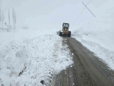 Hakkari&rsquo;de 61 yerleşim yerinin yolu kapandı
