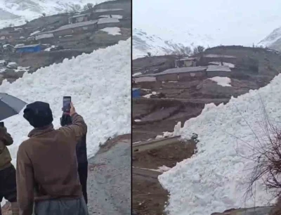 Hakkari&rsquo;de &ccedil;ığ evleri teğet ge&ccedil;ti
