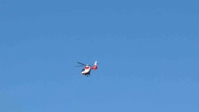 Hakkari&rsquo;de ent&uuml;be bebek helikopter ambulansla Van&rsquo;a sevk edildi
