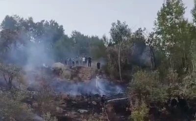 Hakkari’de ormanlık alanda yangın
