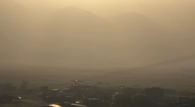 Hakkari’de toz bulutu etkili oldu
