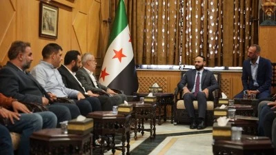 Halep Valisi, Cihan Numa Yardımlaşma ve Dayanışma Derneği heyetini kabul etti