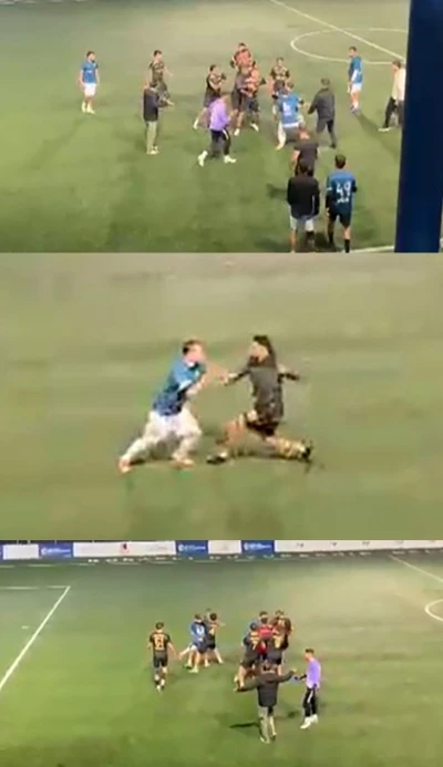 Halı saha maçı kavgayla bitti
