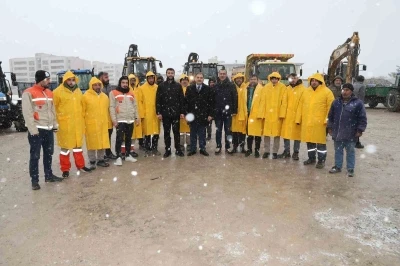 Haliliye Belediyesi kar yağışına hazır
