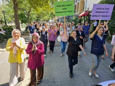 Halk Sağlığı Haftası kapsamında yürüyüş düzenlendi
