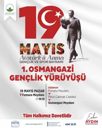 Haluk Levent&rsquo;in katılımıyla &lsquo;Osmangazi Gen&ccedil;lik Y&uuml;r&uuml;y&uuml;ş&uuml;&rsquo;
