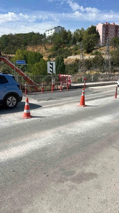 Hamsu köprüsü yeniden ulaşıma açıldı
