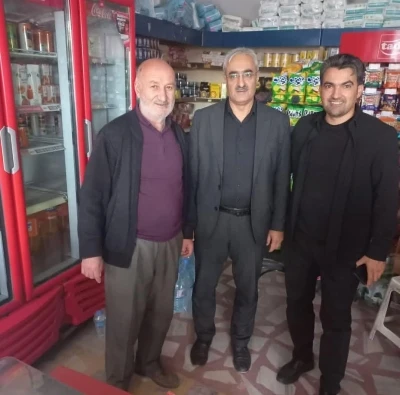 Hamur müftüsü Çelebi’den esnaf ziyareti
