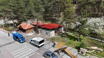 Harabeye d&ouml;nen Soğuksu Milli Parkı&rsquo;nda eksikliklerin giderilmesi i&ccedil;in &ccedil;alışmalar s&uuml;r&uuml;yor
