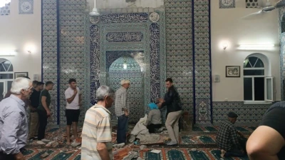 Hasar gören camide inceleme yapmak isteyen vatandaş malzeme düşmesi sonucu öldü
