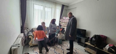 Hask&ouml;y&rsquo;de 4 &ccedil;ocuklu anneye belediye ve kaymakamlık desteği
