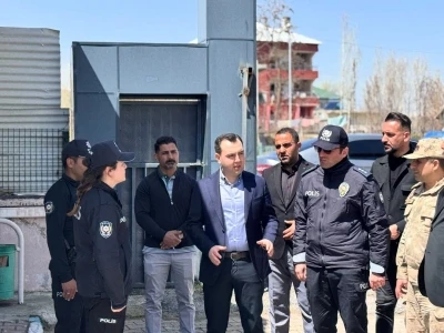 Hask&ouml;y&rsquo;de okul g&uuml;venliği masaya yatırıldı, Kaymakam G&uuml;ney sahaya indi
