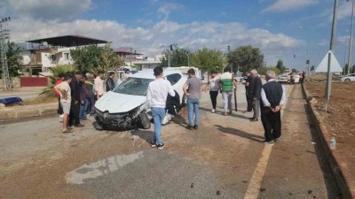 Hassa’da trafik kazası: 1 yaralı