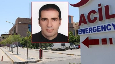 Hastane bah&ccedil;esinde kahreden &ouml;l&uuml;m! Ali &ouml;ğretmen hayatını kaybetti!