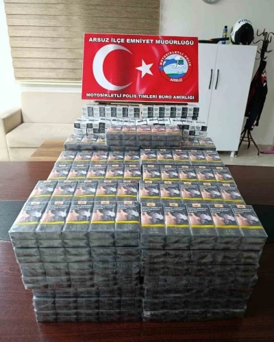 Hatay’da kaçak sigara operasyonu
