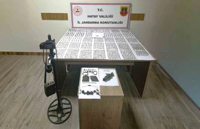 Hatay&rsquo;da tarihi eser operasyonu
