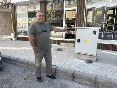 Hatay’da trafo yangını itfaiye ekiplerince söndürüldü
