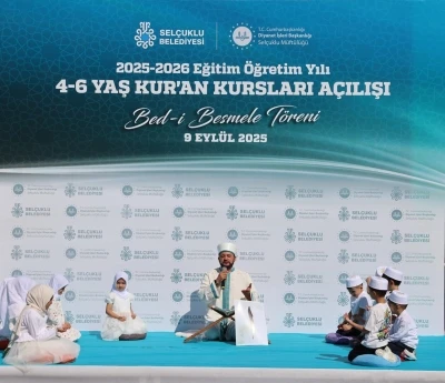 Hatice Hatun Çocuk Mektebi Bed-i Besmele töreni ile yeni döneme bismillah dedi
