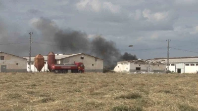Havai fişek deposunda korkutan yangın
