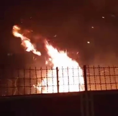 Havai fişekli kutlama faciaya neden oluyordu
